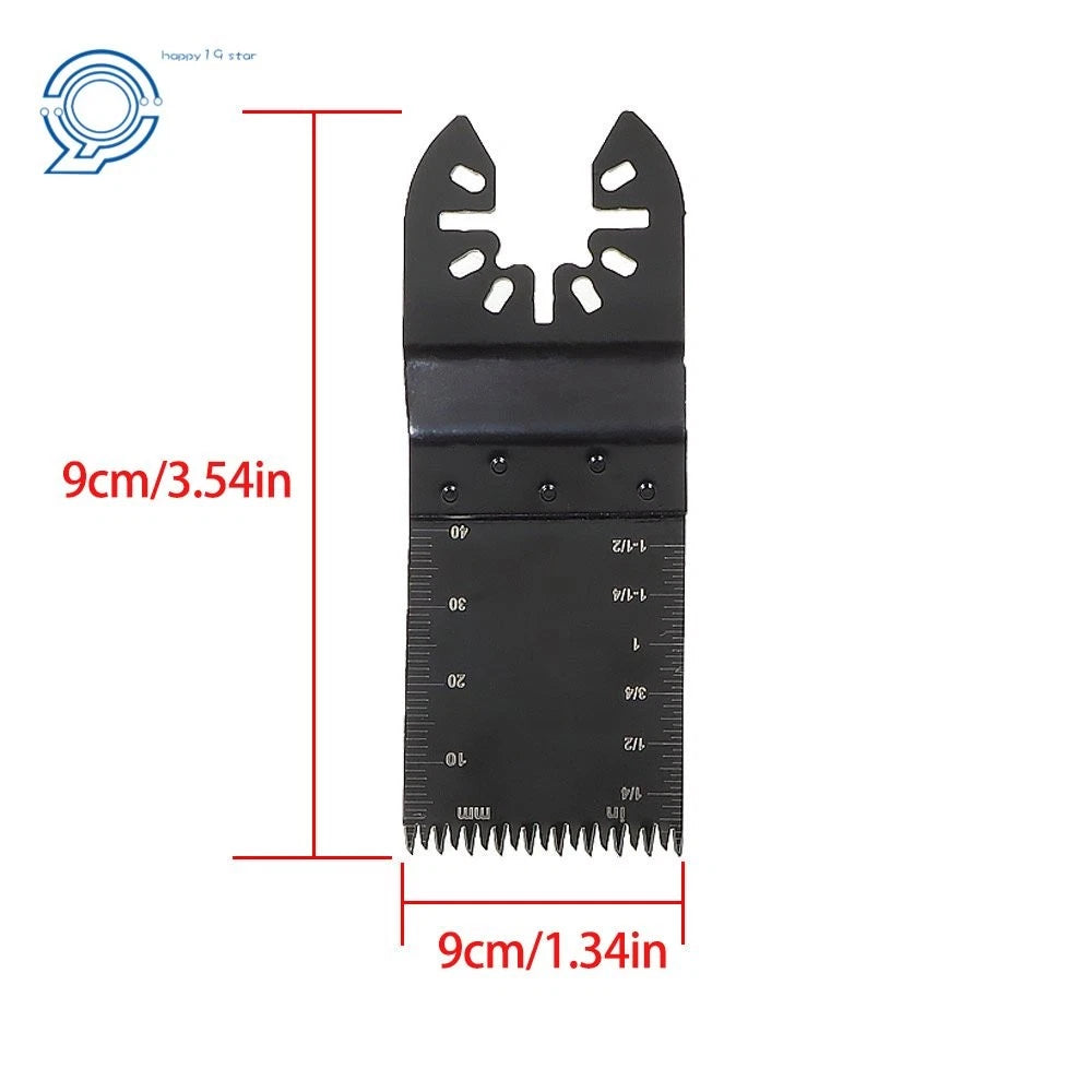 50X Black Precision Tooth Oscillating Saw Blades 1-3/8 Inch