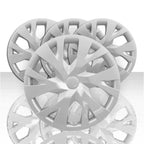Set of 4 15" 6 "Y" Spoke Front and Rear Wheel Covers - Silver
