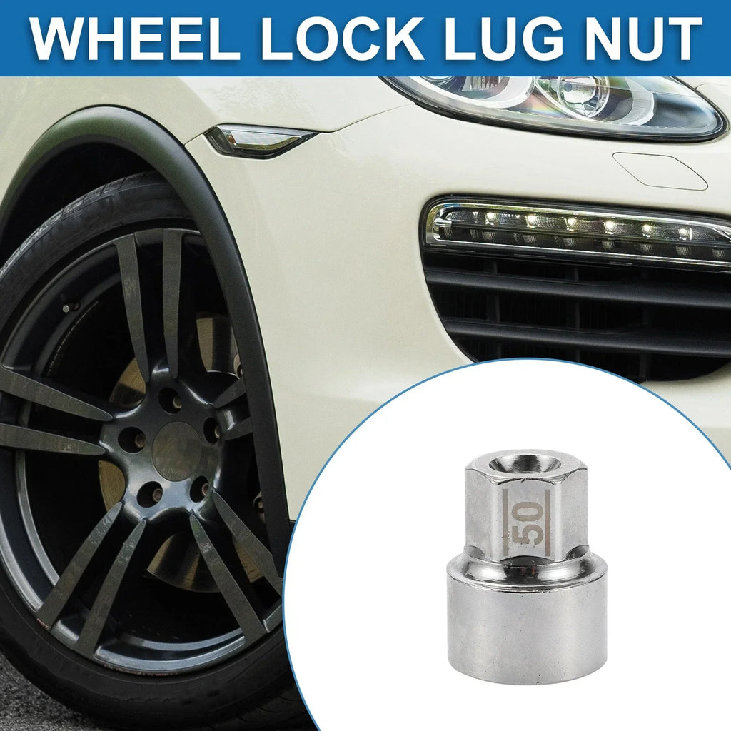 Wheel Lock Lugnut 3/4" Anti-theft Key Socket for Porsche