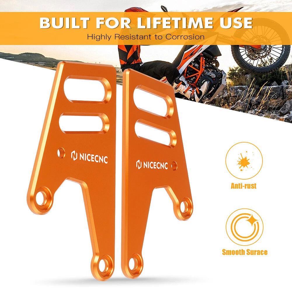 Billet Aluminum Heel Guards for Husqvarna 701 Enduro (2016–2022)