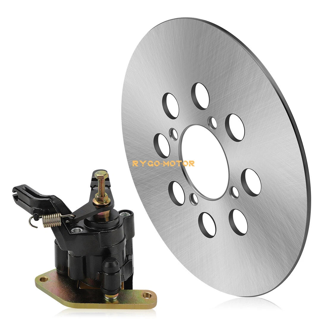 Rear Right Brake Disc Rotor & Caliper for Yamaha Blaster YFS200 (2003–2006)