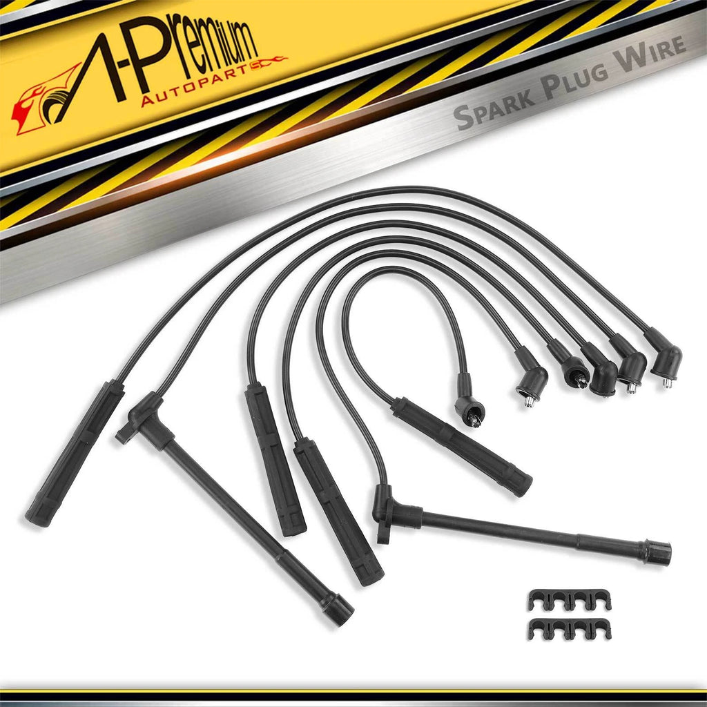 6x Spark Plug Wire Set for Nissan Frontier Xterra Pathfinder (1999–2004)