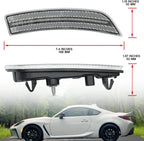 LED Side Marker Light Clear Lens for Toyota GR86 Subaru BRZ (2022–2024)