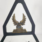 Sissy Bar Backrest for Harley Davidson (Custom Made, Black Wrinkle)