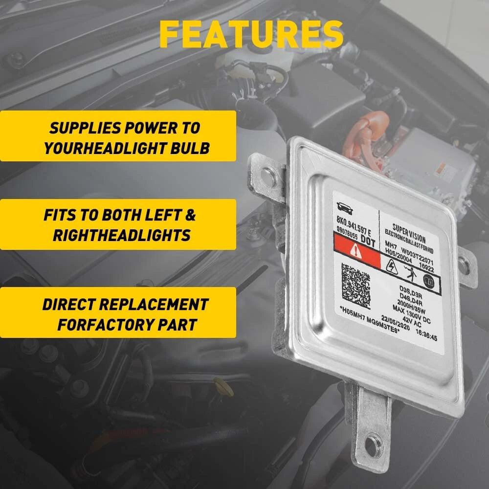 Xenon Ballast HID Light Control Module for Audi VW (2010–2015)