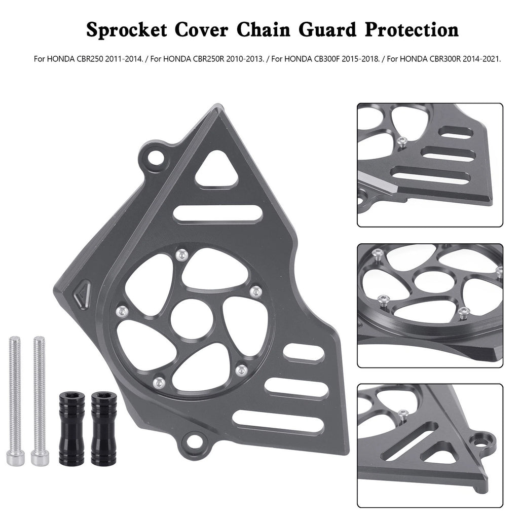Front Sprocket Cover Chain Guard for Honda CBR250R CBR300R CB300F (2011–2018)