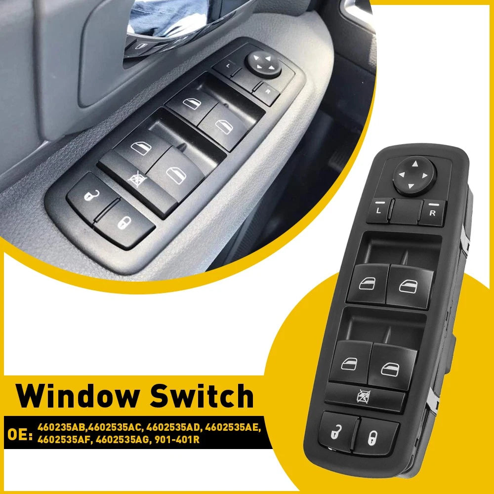 3-Pin Power Window Switch for Chrysler Town & Country, Dodge Grand Caravan (2008–2009)
