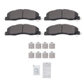 Set of 4 Front Brake Pads for Dodge Ram 2500 3500 (2009–2018)