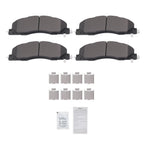 Set of 4 Front Brake Pads for Dodge Ram 2500 3500 (2009–2018)