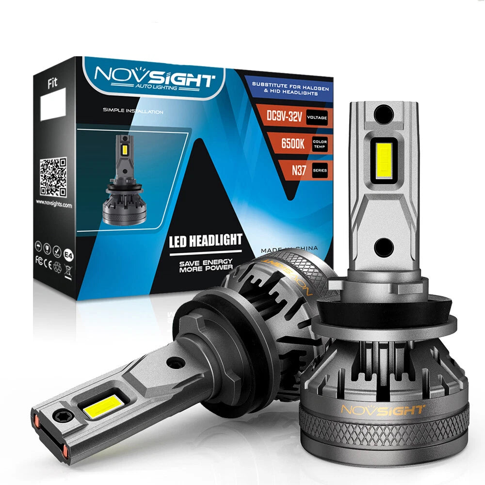 H11 LED Headlight Bulbs Kit for NOVSIGHT (6500K, 120W)