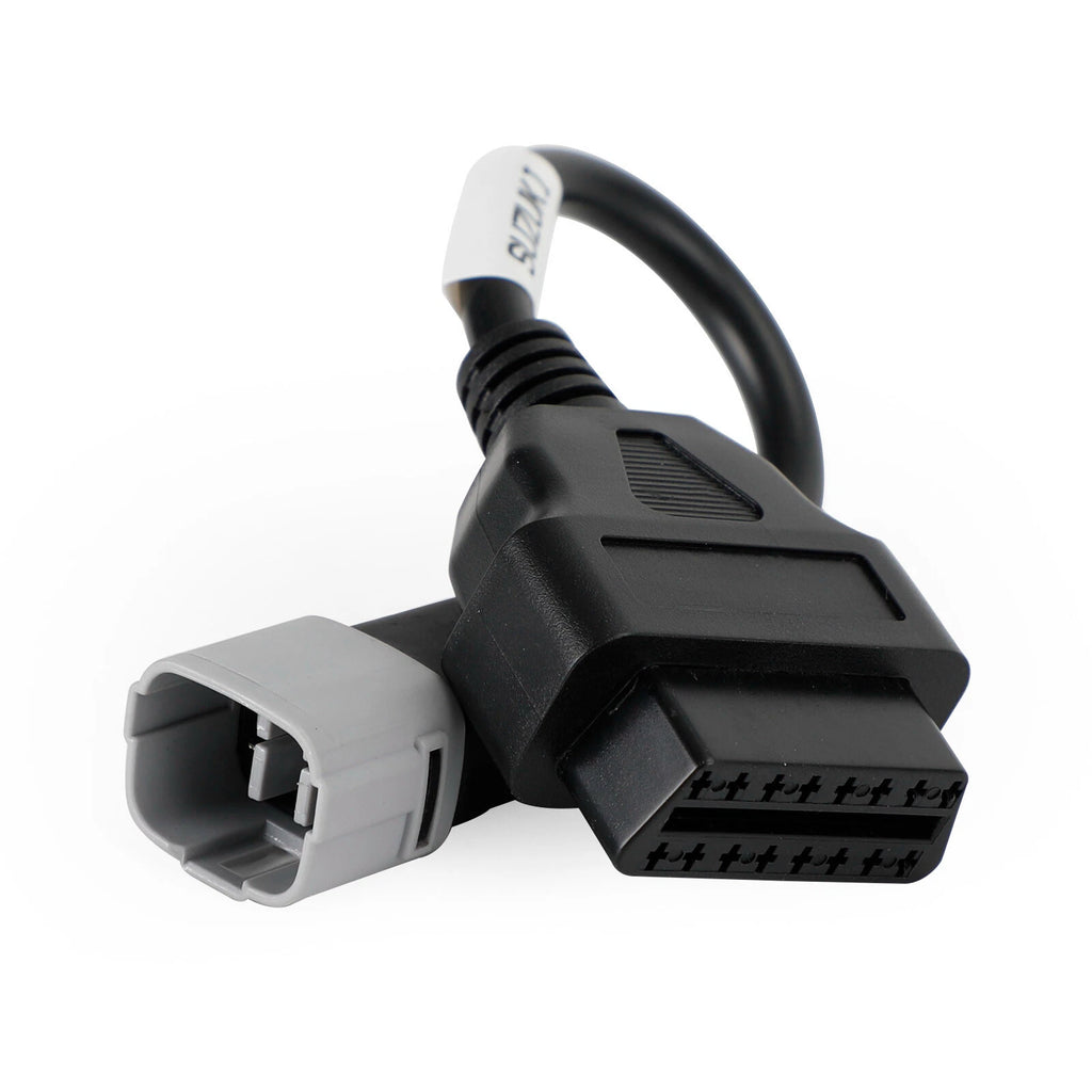 OBD2 6 Pin Diagnostic Plug Adapter for Suzuki Motorcycle Scooter ATV (T9)