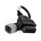OBD2 6 Pin Diagnostic Plug Adapter for Suzuki Motorcycle Scooter ATV (T9)
