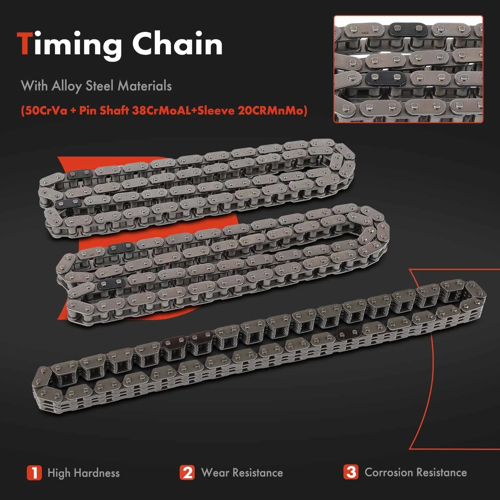 10X Timing Chain Kit for Ram 1500 2500 (2011–2013) Jeep Grand Cherokee