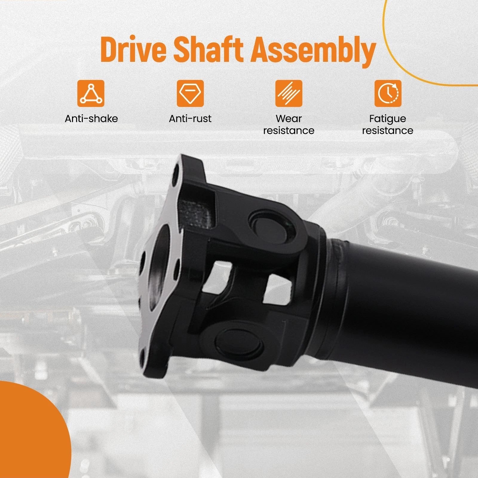 Driveshaft Rear for Ford F-150 (1991–1996) 4WD E4OD Trans 946-582