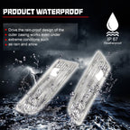 Clear Silver Corner Parking Signal Lights for Jeep Liberty (2005–2007)