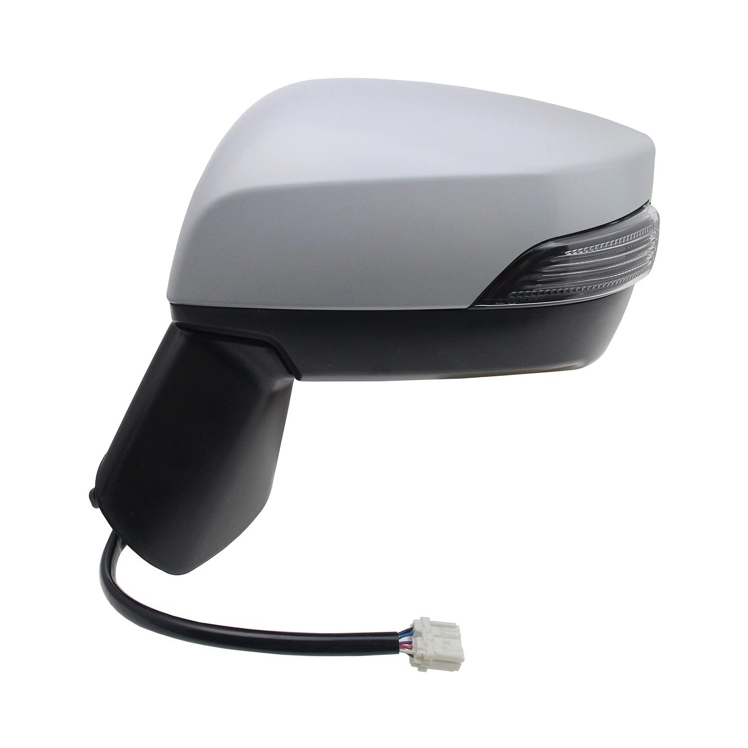 Replacement Ready to Paint Driver Side Door Mirror w/Turn Signal