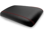 Leather Console Lid Armrest Cover for Ford Expedition (2003–2006) Red Stitch
