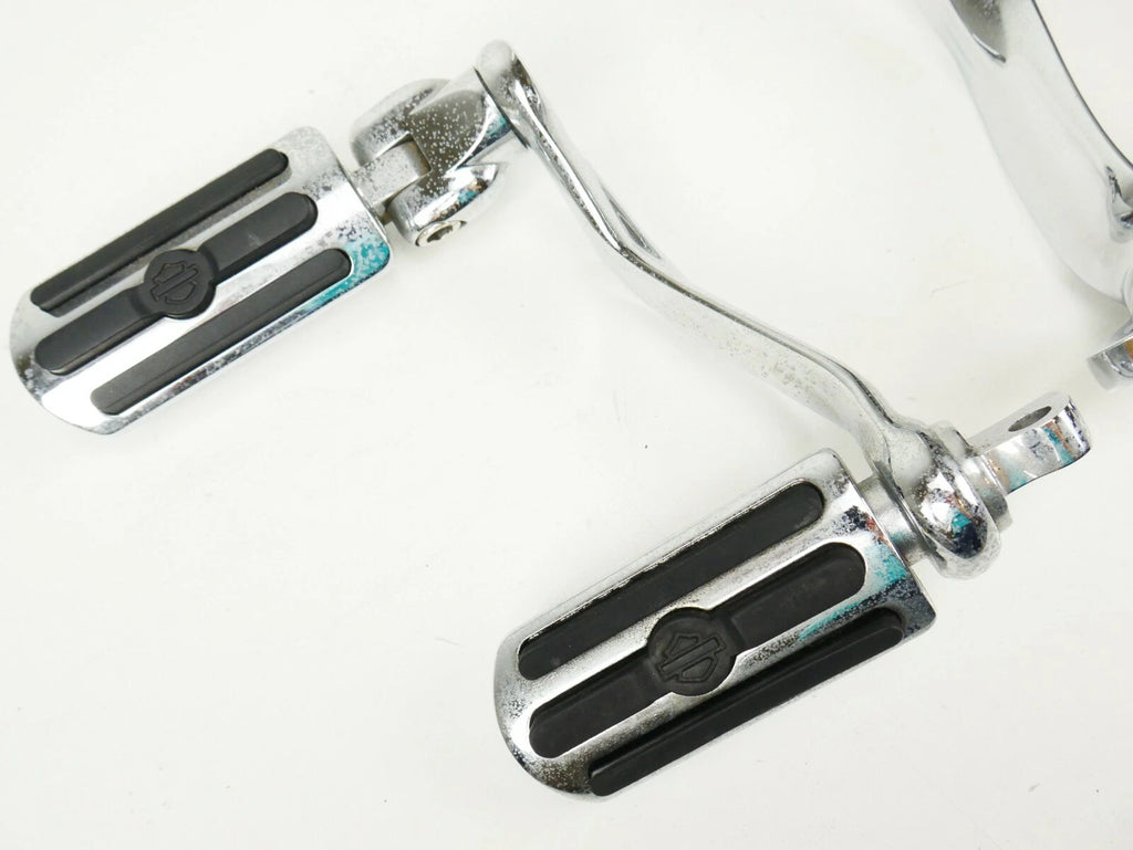 Set of 2 Chrome Crash Bar Highway Pegs for Harley Davidson (1988–2021)