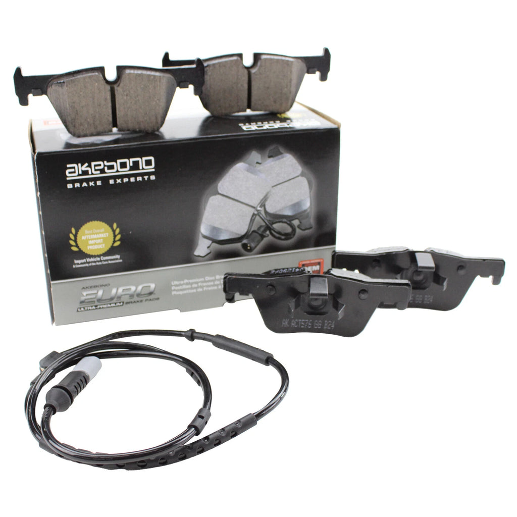 Akebono Euro Rear Disc Brake Pads for BMW F22 F23 F30 F32 F33 F34 F36 (2012–2020)