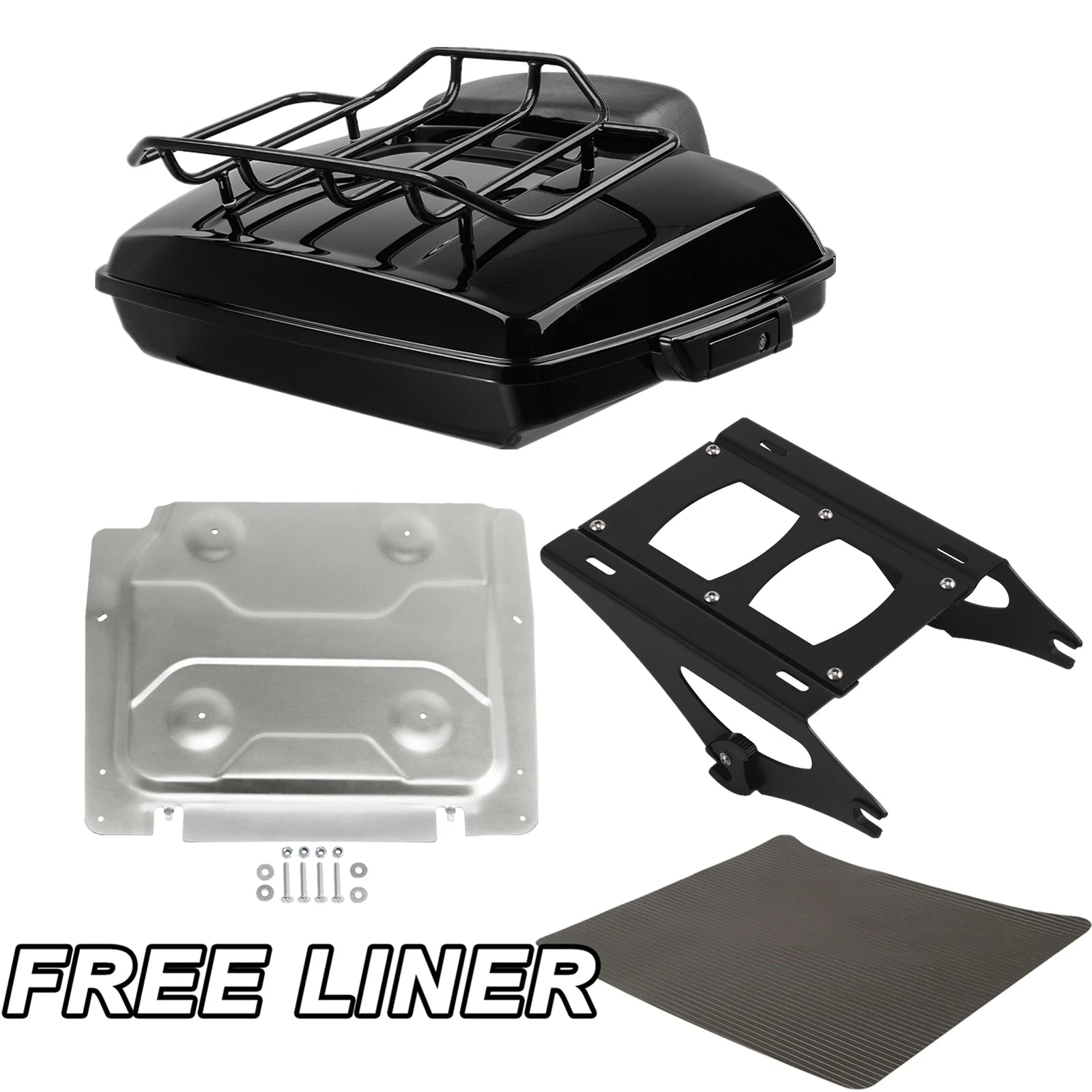 Razor Trunk Pad Mount Rack Plate for Harley Touring Road Glide (2014–2026)