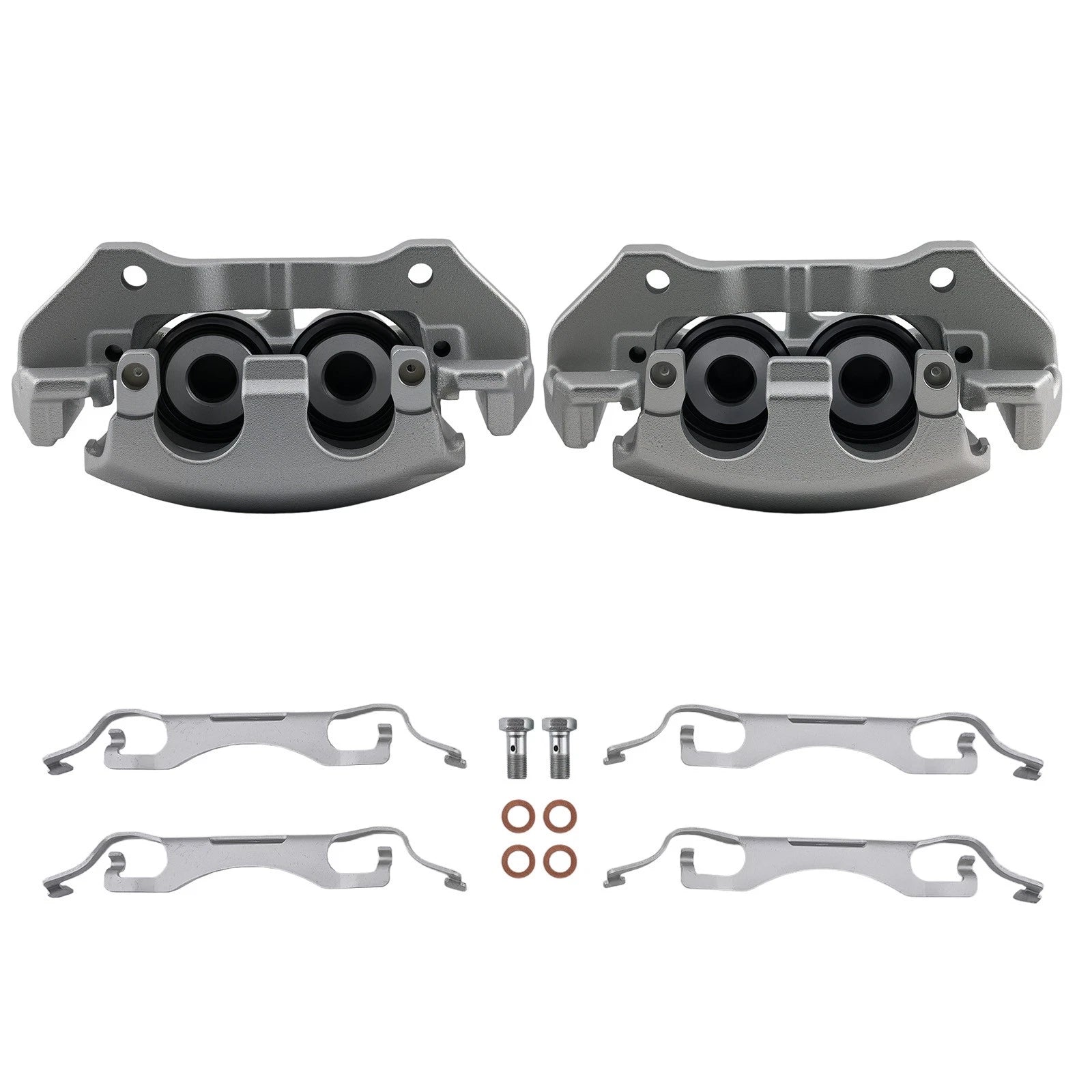 Set of 2 Front Disc Brake Calipers for Jeep Grand Cherokee (2011–2017) 18B5297