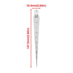 Set of 2 Taper Gauge Feeler Tools for Accurate Cylindrical Measurements