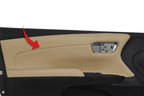 Leather Door Panel Cover for Toyota Avalon (2013–2018) Beige