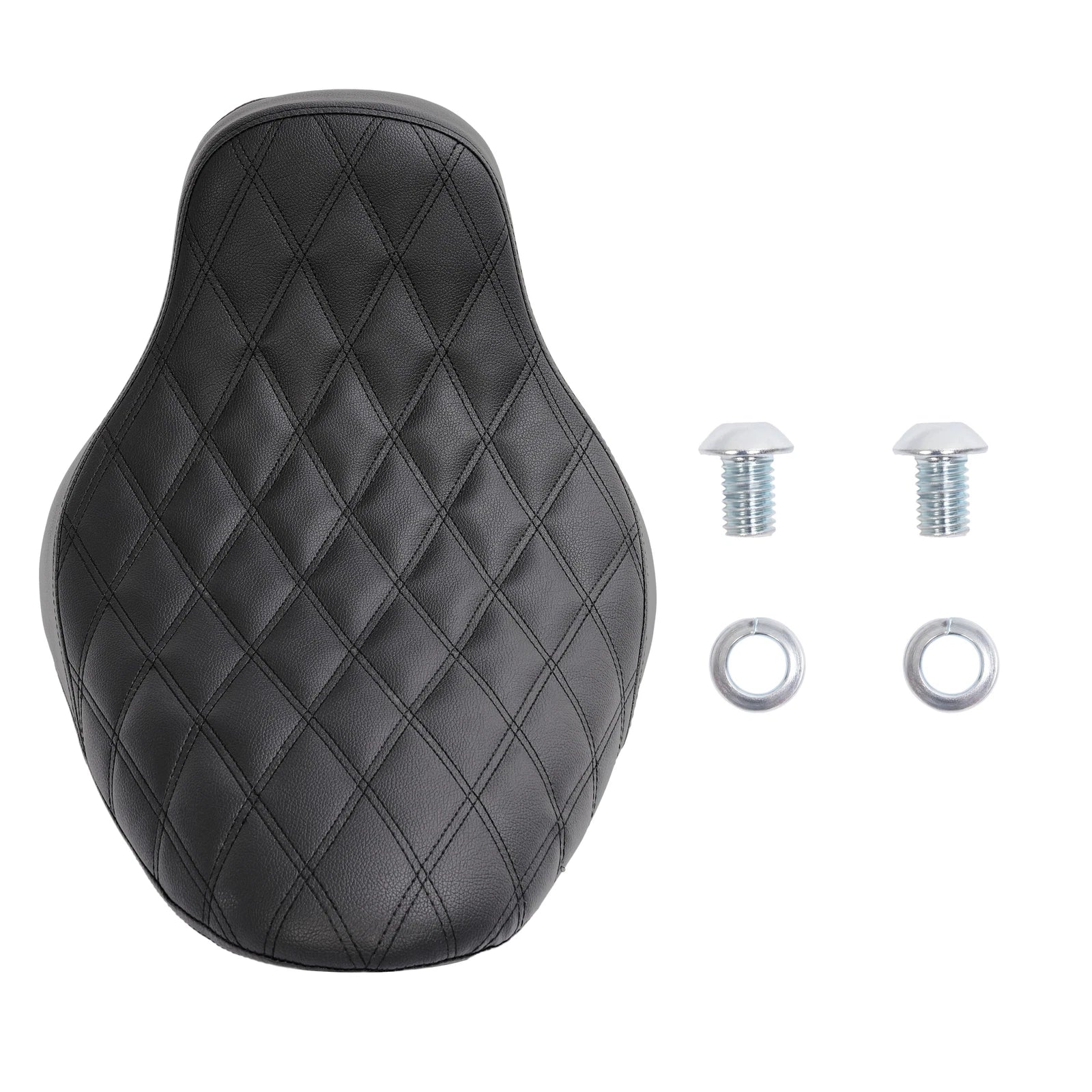 Solo Seat for Harley Softail Fat Boy FXST FLST FLSTF (2000–2007) Black