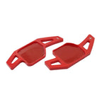 Red Steering Wheel Paddle Shifter Extensions for Audi A3 A4 A5 A6 (2006-2020)