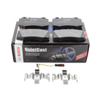 Set of 4 Bosch QuietCast Semi-Metallic Brake Pads for Mercedes C215 W163 W220 R129