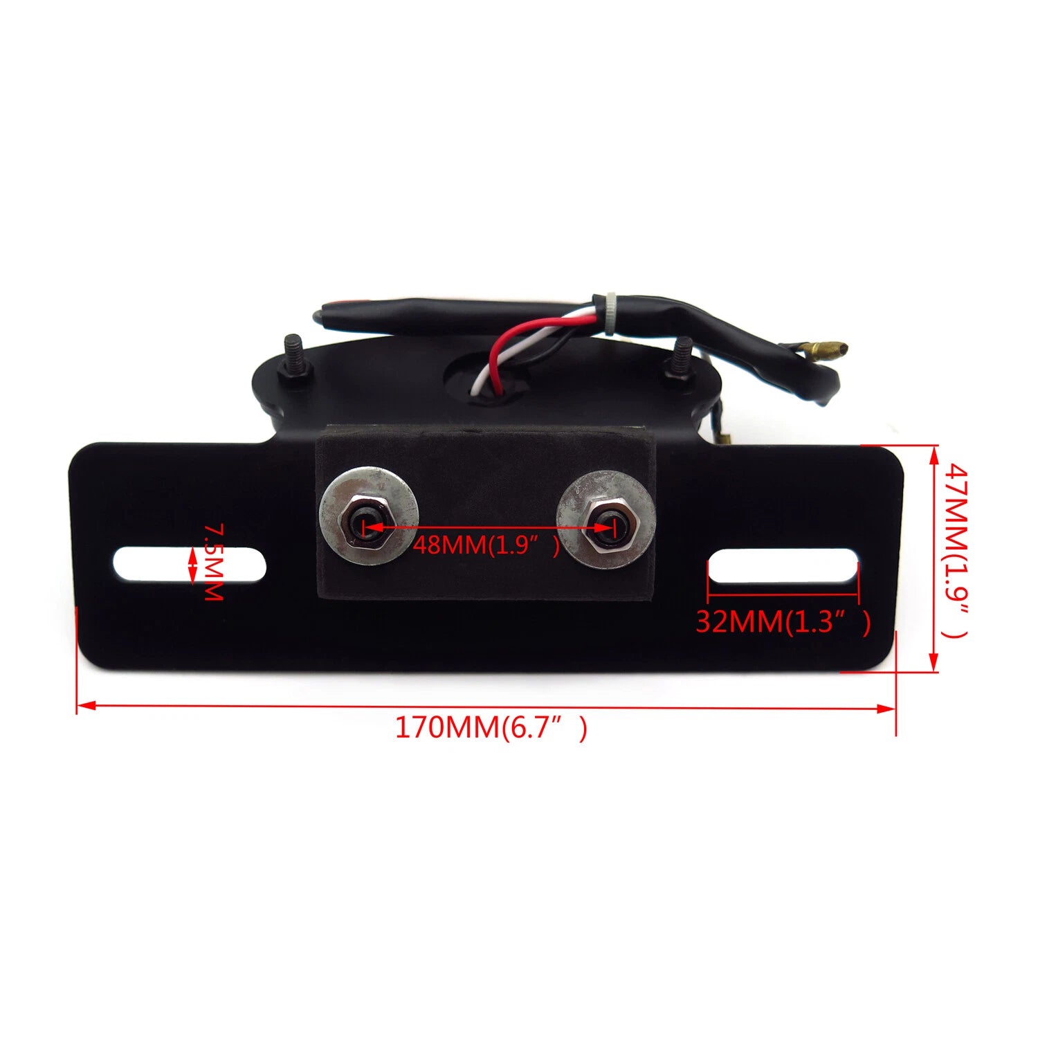 Custom Motorcycle Brake License Plate Tail Light with Turn Signal for