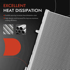 Aluminum Radiator for BMW X5 X6 (2010–2019)