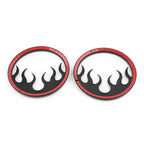 Motorcycle Front Speaker Grill Trim Covers for Harley Electra Glide (14-22)