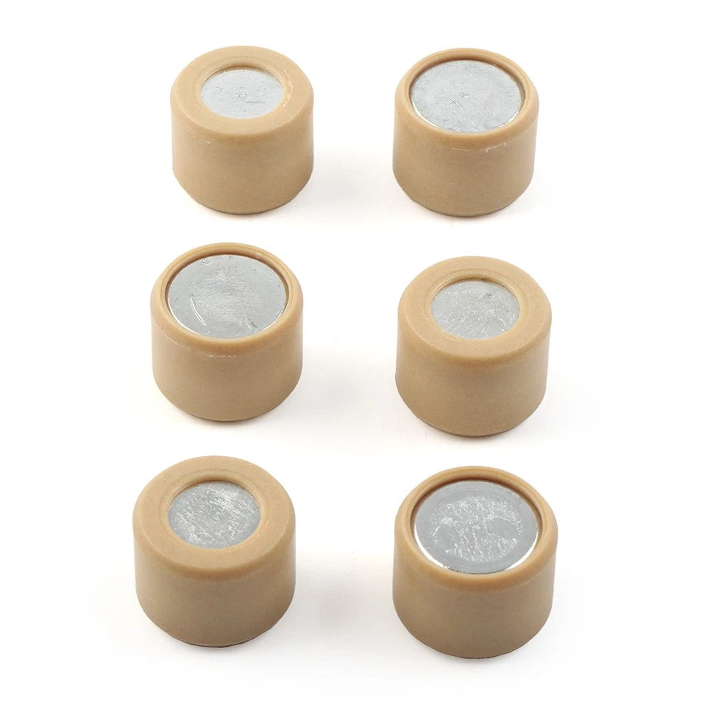 Set of 6 Performance Variator Rollers 18g for GY6 125 150cc Engines