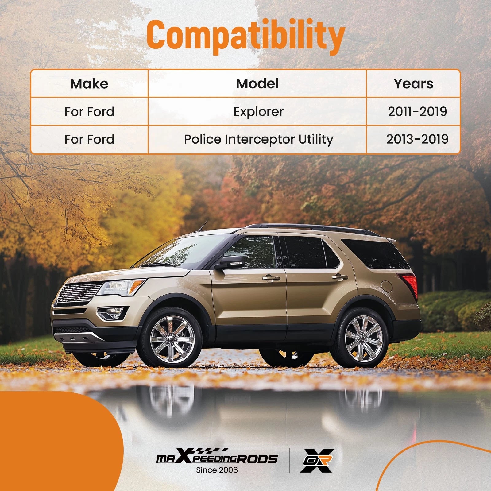 Rear Upper Control Arm Kit for Ford Explorer (2011-2019)