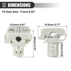 25 x Tailgate Door Lock Rod Latch Clips for Chevrolet (No.16629990)