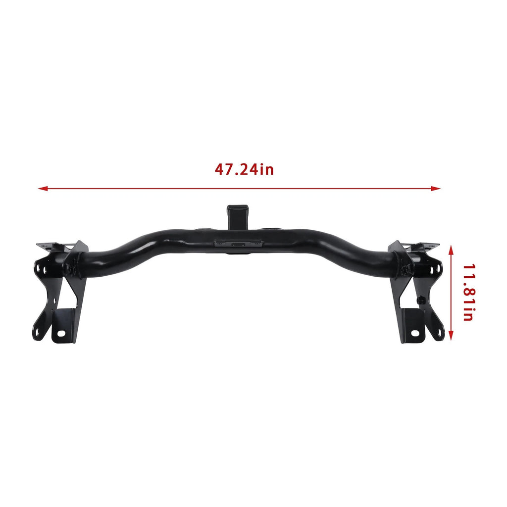 Rear Bumper for Ram 1500 (2019-2024) Black Trailer Hitch