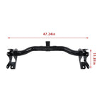 Rear Bumper for Ram 1500 (2019-2024) Black Trailer Hitch
