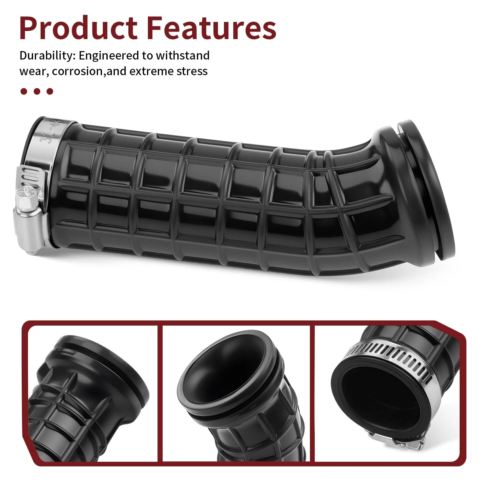Air Box Intake Boot 55X-14453-00-00 for Yamaha Badger 80 YFM (1985–1988)