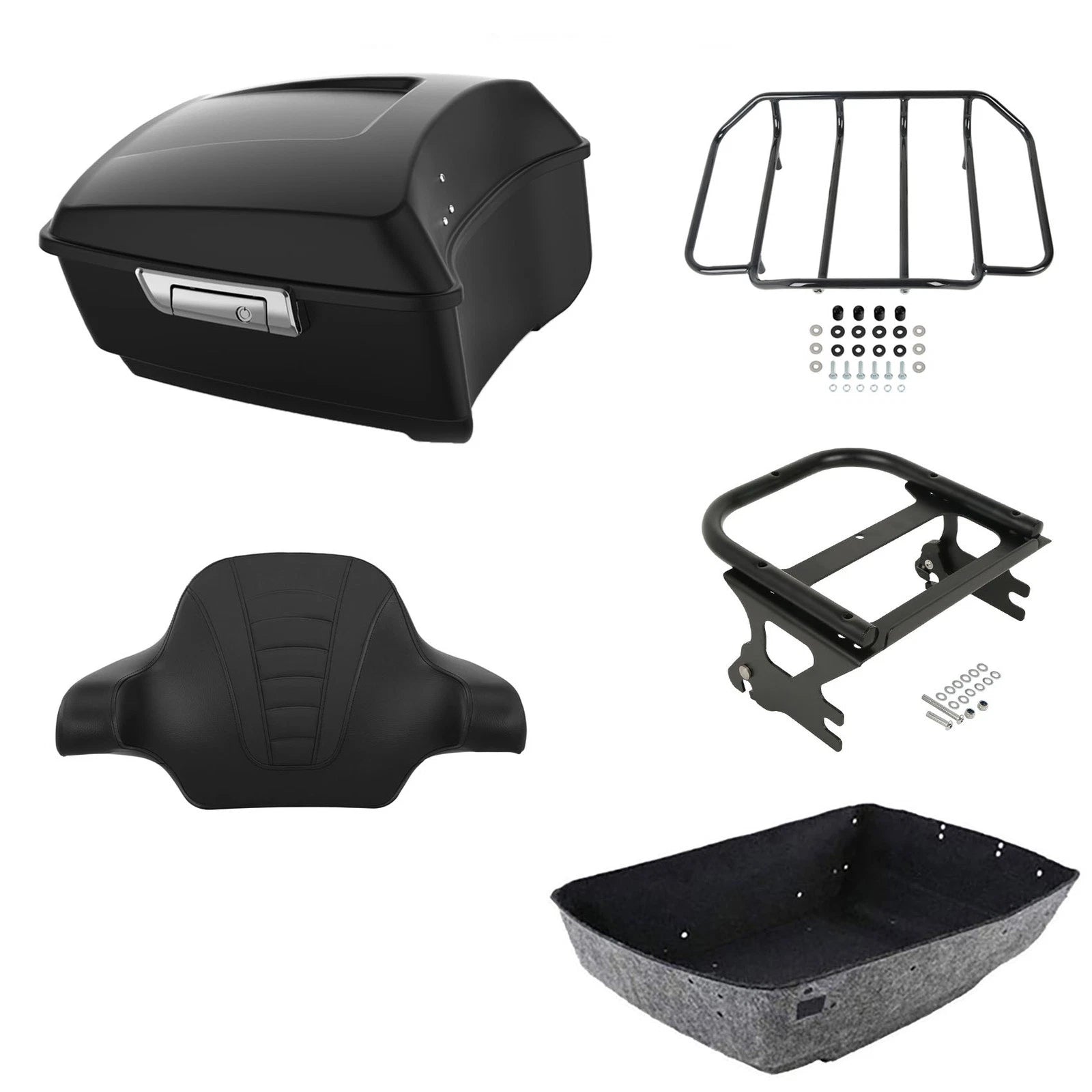 Trunk Luggage Backrest Mounting Rack for Harley Touring (1997–2008)