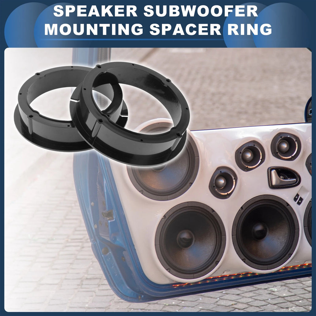 2X Speaker Spacer Ring Adaptor for Volkswagen 6.5" 