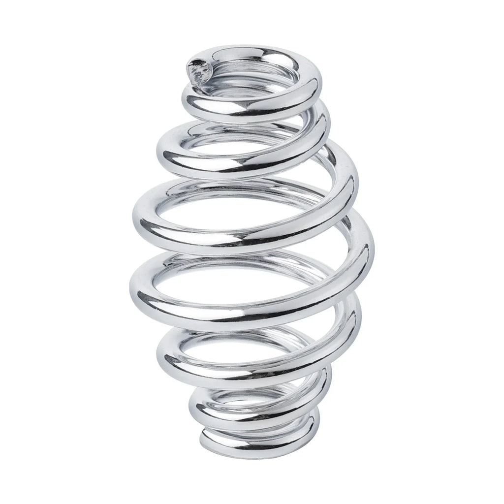 Chrome 3" Barrel Coiled Solo Seat Springs for Harley Bobber Softail Chopper
