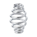 Chrome 3" Barrel Coiled Solo Seat Springs for Harley Bobber Softail Chopper
