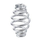 Chrome 3" Barrel Coiled Solo Seat Springs for Harley Bobber Softail Chopper