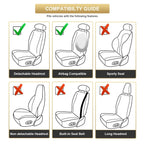 Full Set Leather Car Seat Covers for Toyota Tacoma (2016–2023)