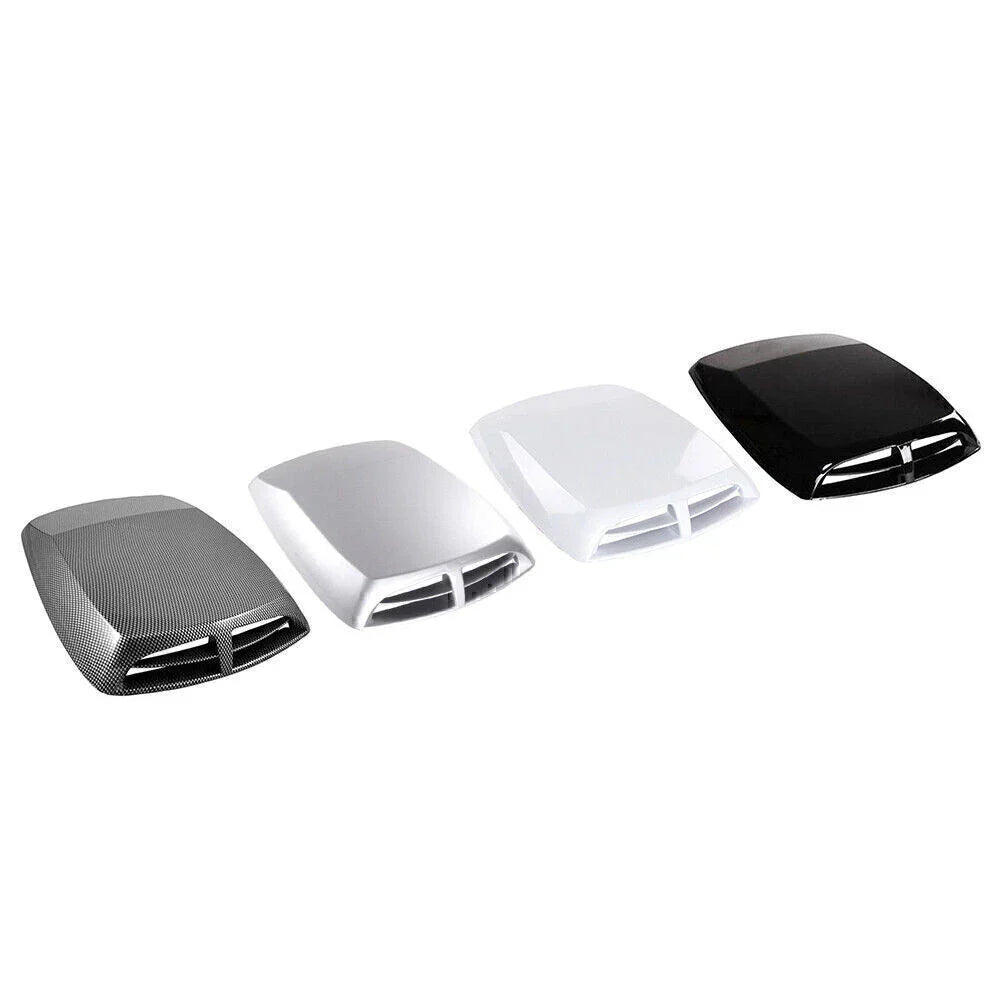 Universal Black Car Decorative Air Flow Intake Hood Scoop Vent Cover