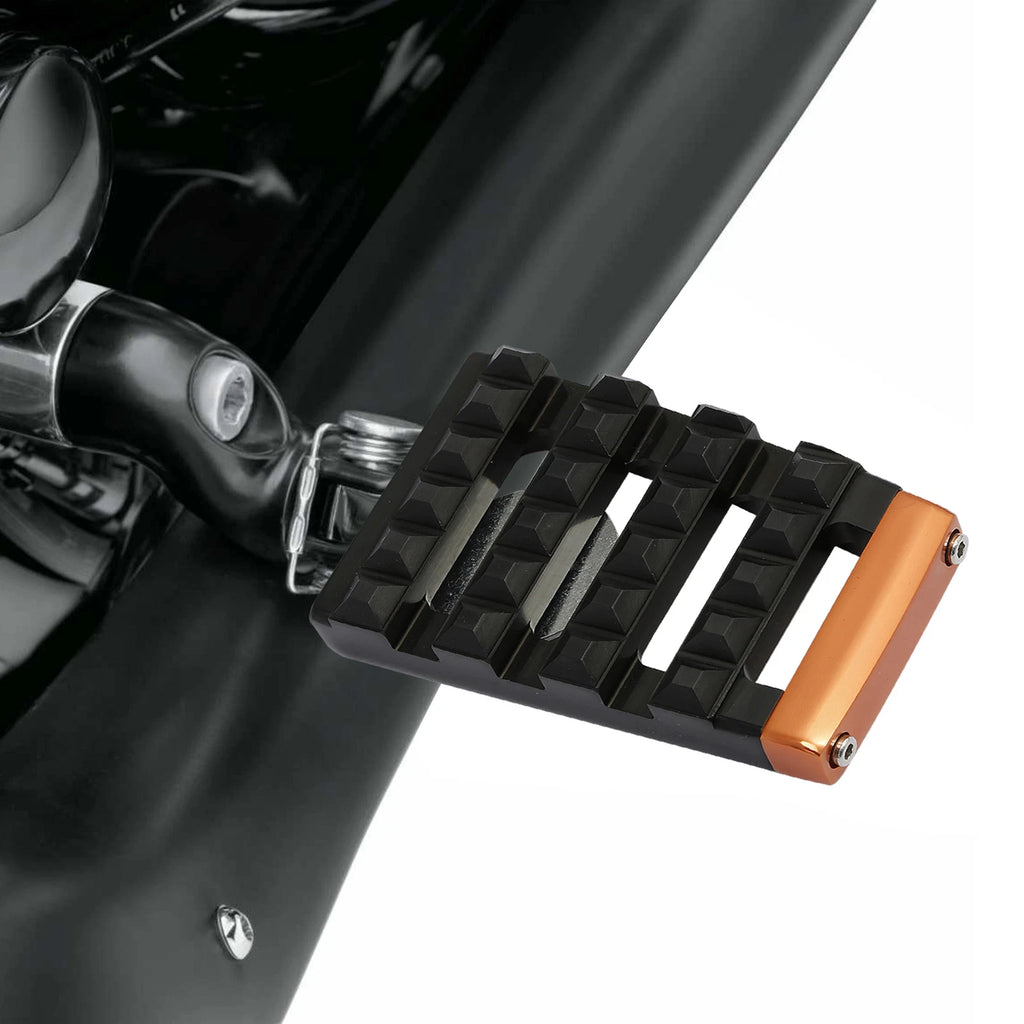 Large Brake Foot Pegs Pedal Pad for Harley Softail Fat Boy (2018–2023)