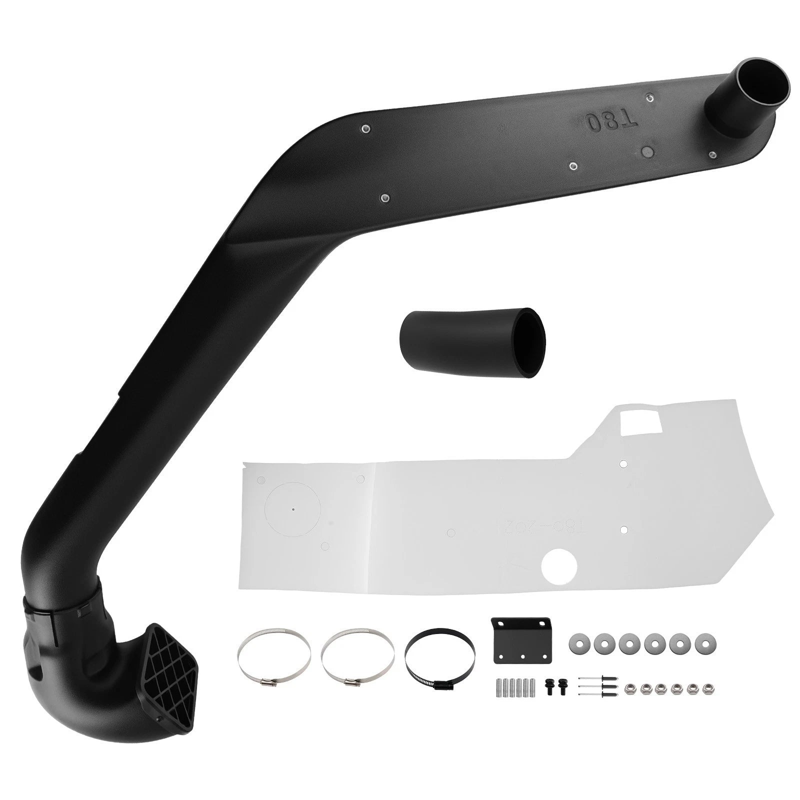 Air Snorkel Kit for Toyota Land Cruiser 80 Series (1990–1997) Right Side Black
