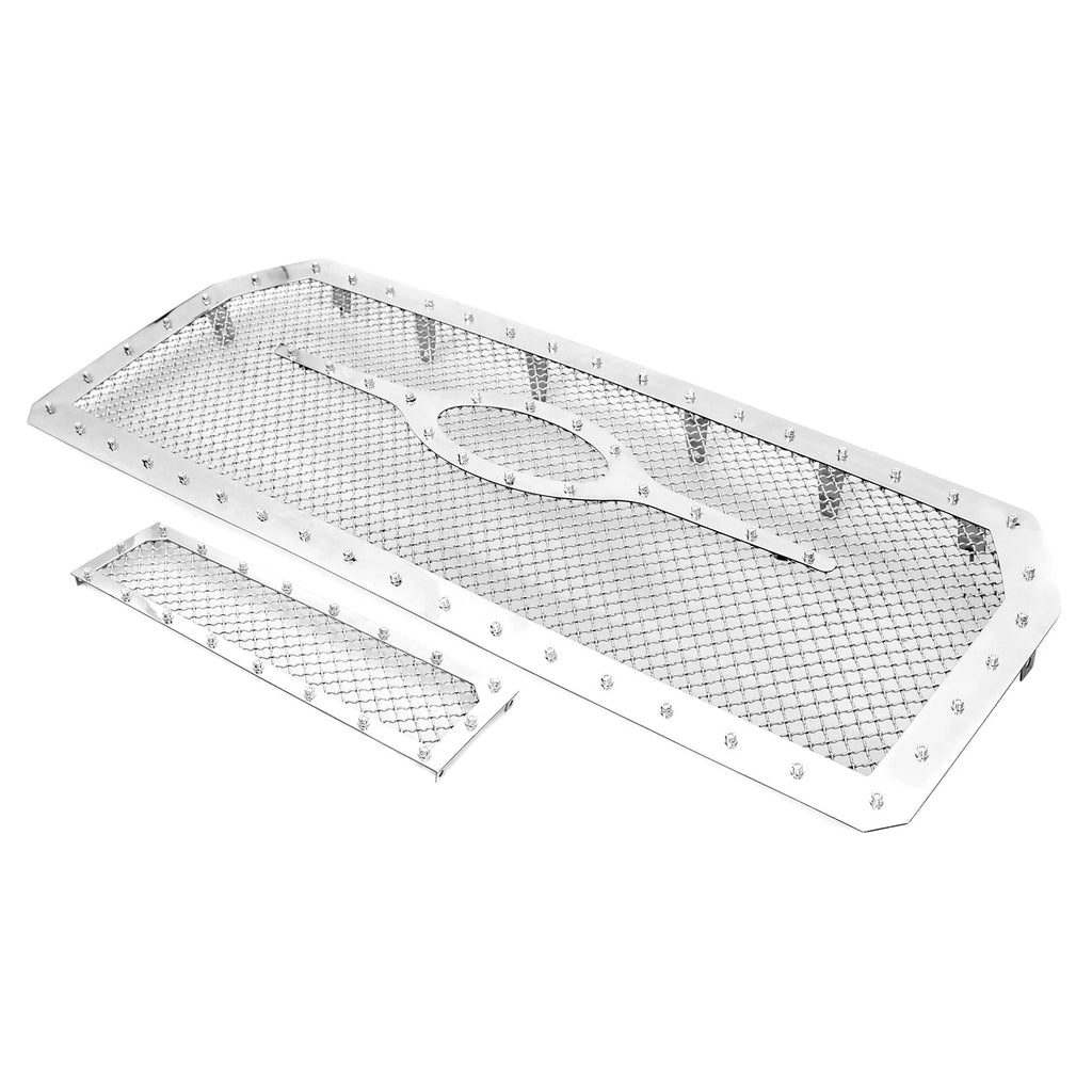 Stainless Steel Chrome Mesh Grille Insert for Ford F-150 (2015–2016)