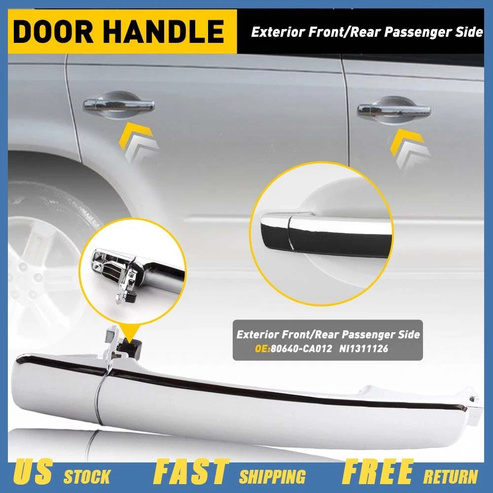 Set of 2 Outside Door Handles for Nissan Infiniti (US V)